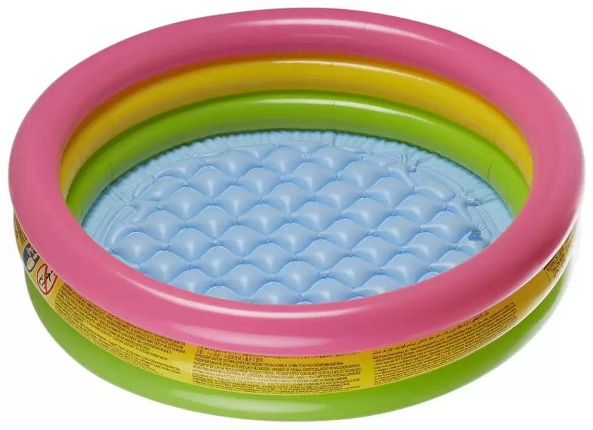 

3 ft Inflatable Baby Swimming Pool Bath Tub for kids (Pack of 1) Multi Color
