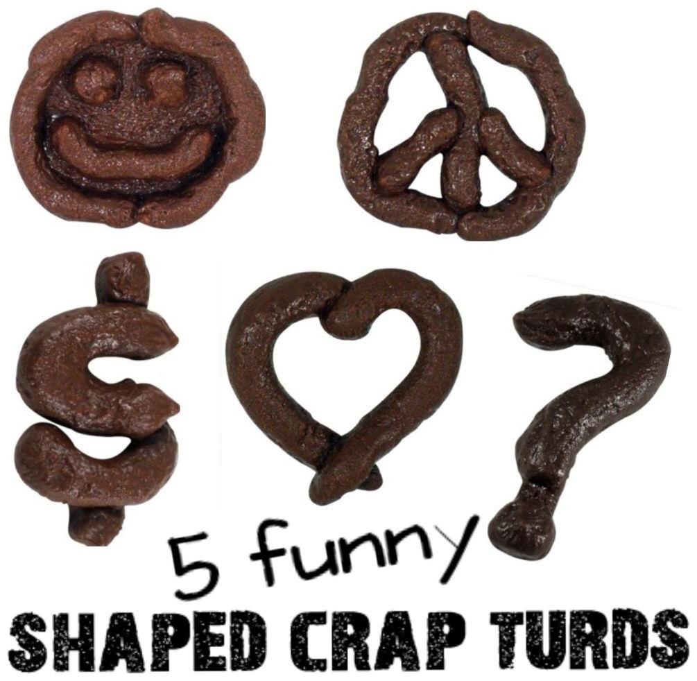 

(5) REALISTIC Fuuny Shaped Dog Crap Pieces Gag Prank Joke 1 Million Bill