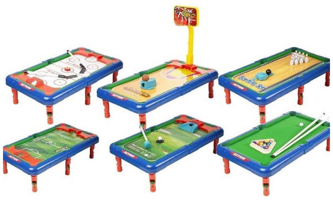 Buy 6 in 1 Action Table Outdoor Indoor Sports Toys with Multiple Gaming