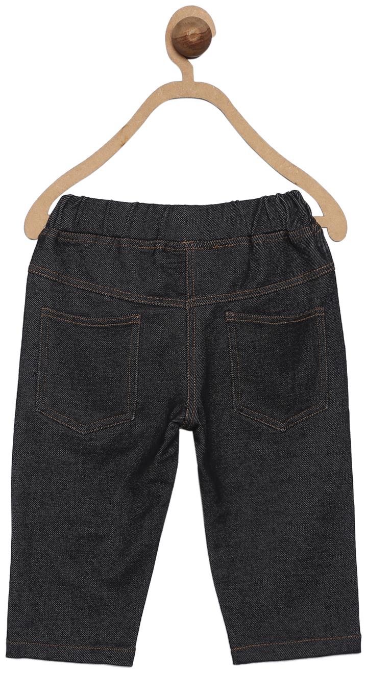 

612 League Baby girl Cotton Solid Shorts - Black