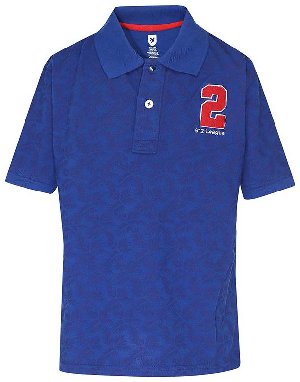 

612 League Boy Cotton Printed T-shirt - Blue