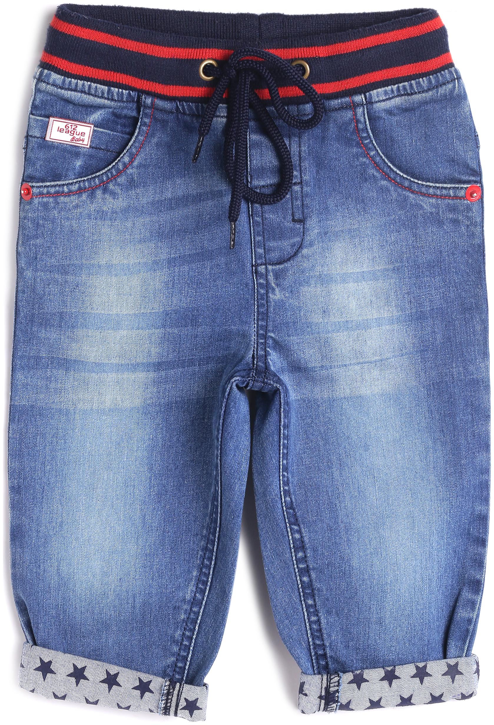 

612 League Baby boy Cotton Solid 3 4th - Blue