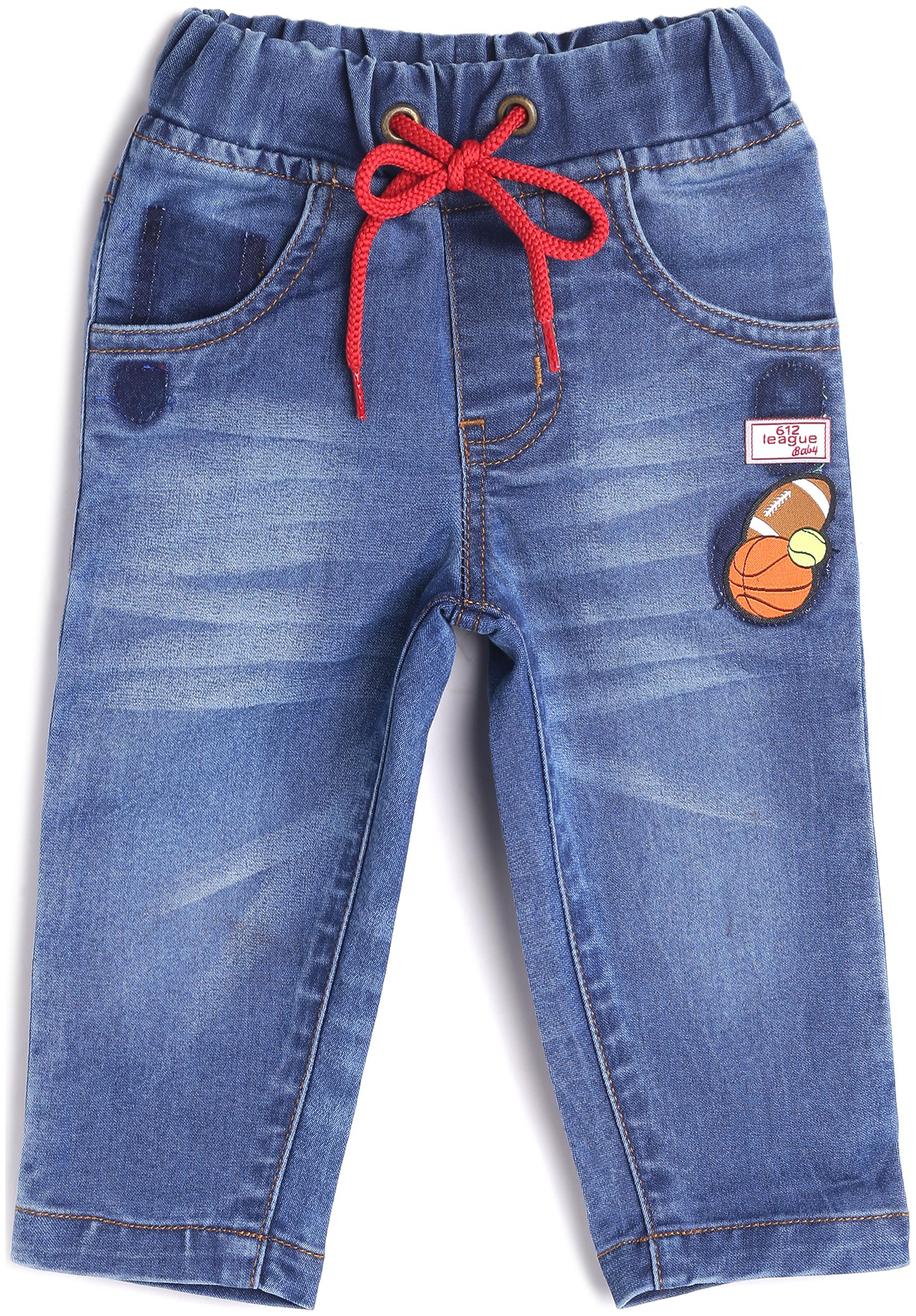 

612 League Baby boy Cotton Solid 3 4th - Blue