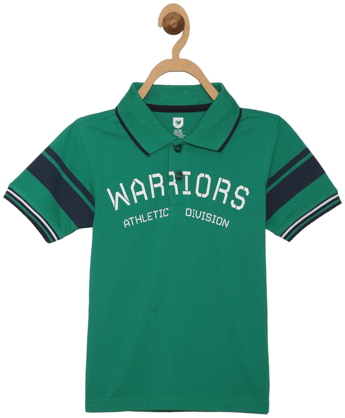 

612 League Boy Cotton Printed T-shirt - Green