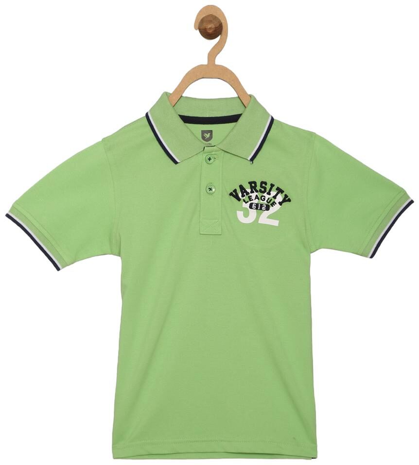 

612 League Boy Cotton Printed T-shirt - Green
