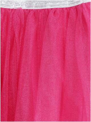 612 League Girl Cotton Solid A- line skirt - Pink