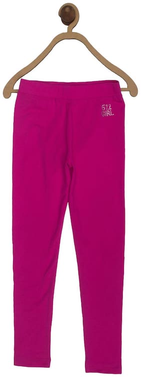 Pink Ankle Length Leggings