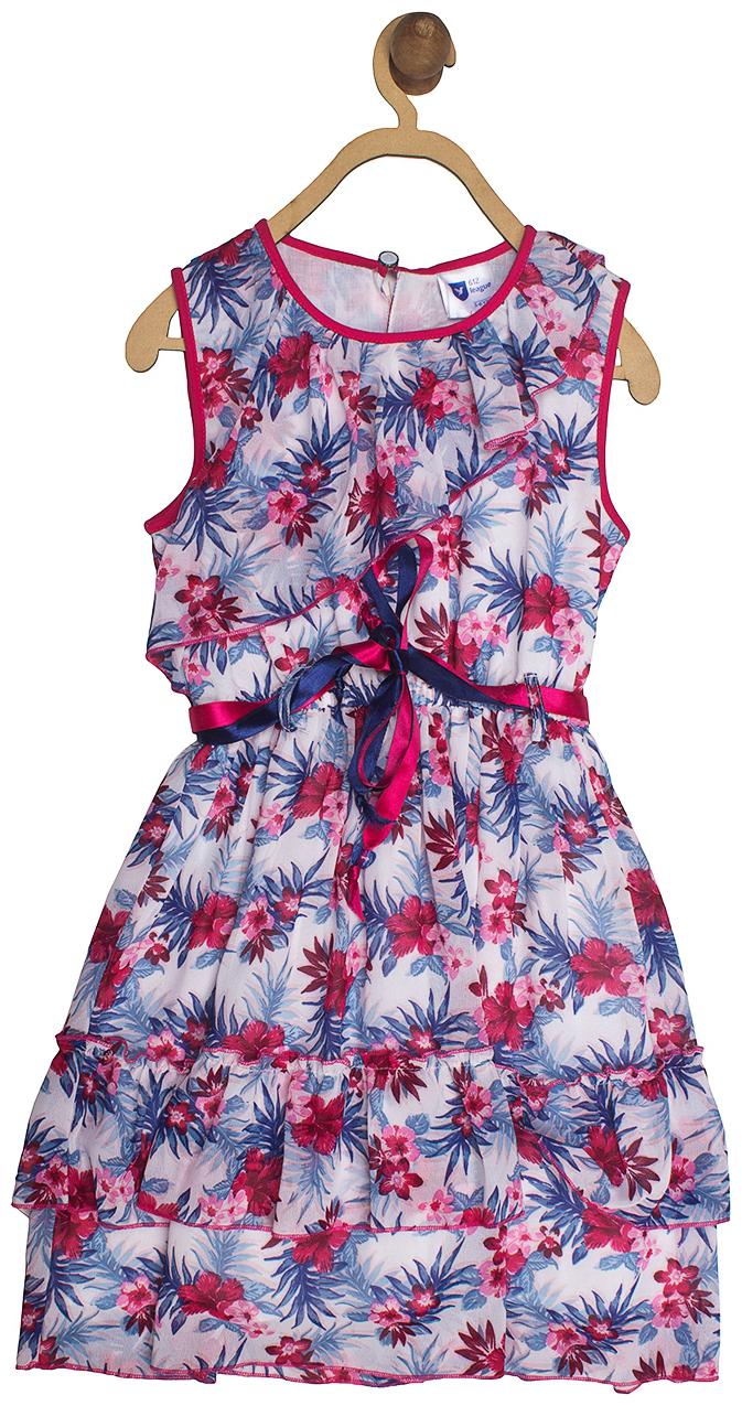 

612 League Girls WHITE CASUSAL DRESS