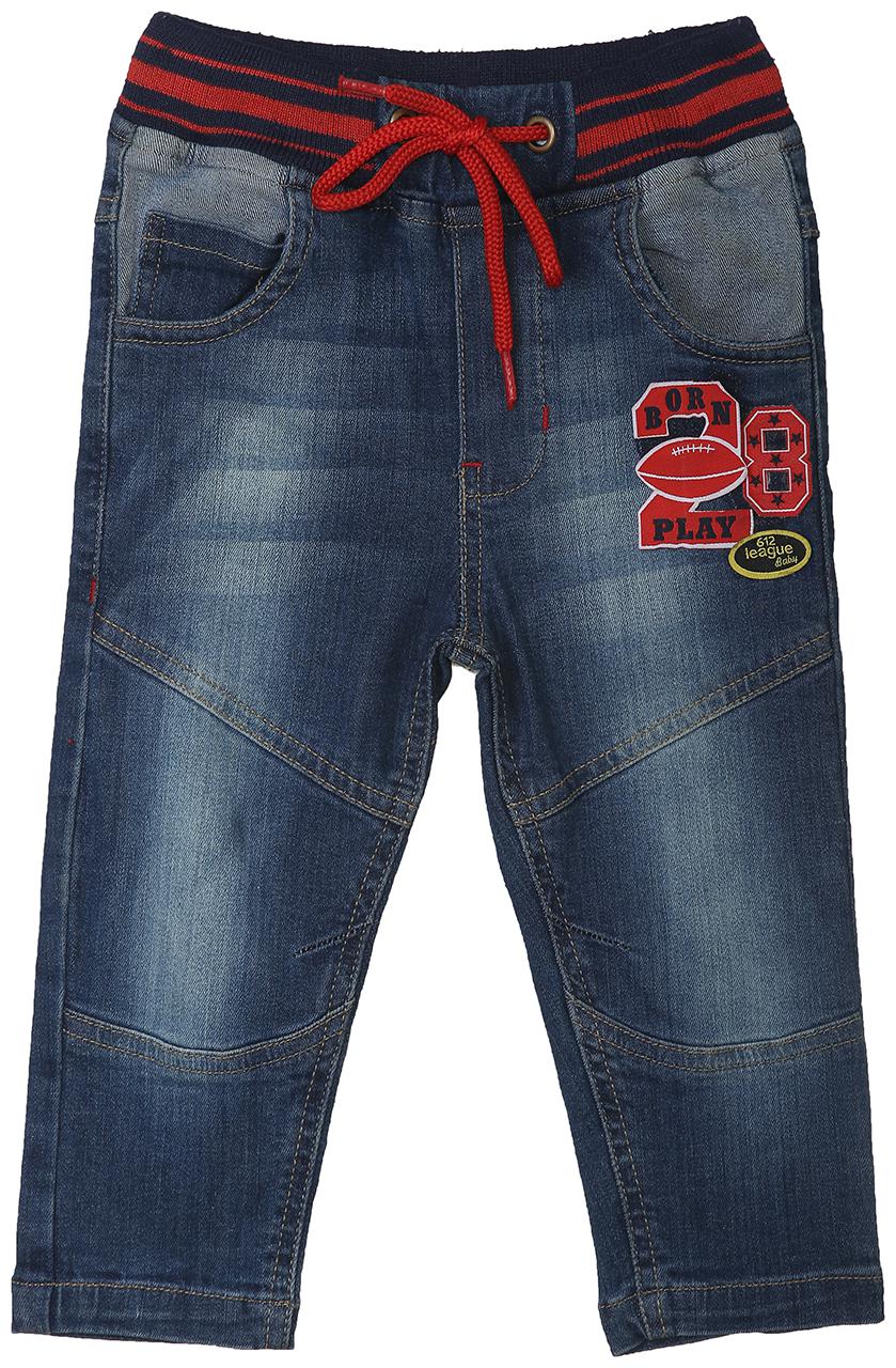 

612 League Baby boy Cotton Solid Jeans - Blue