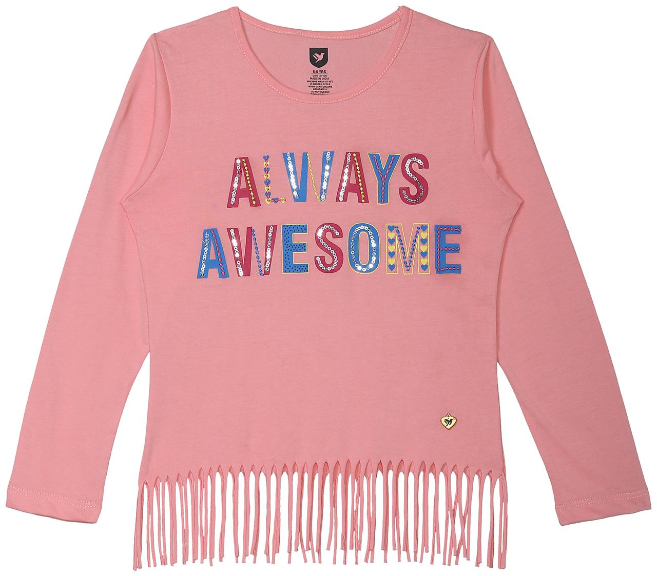 

612 League Girl Cotton Printed Top - Multi