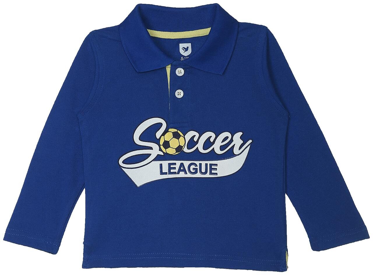 

612 League Cotton Striped T shirt for Baby Boy - Blue