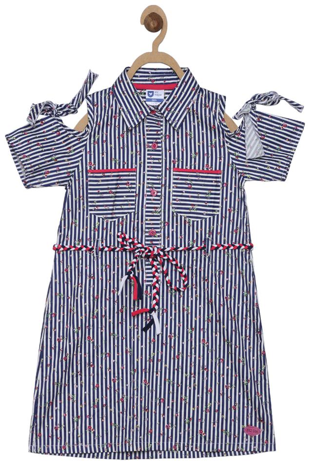 

612 League Girl Cotton Top Bottom Set - Blue