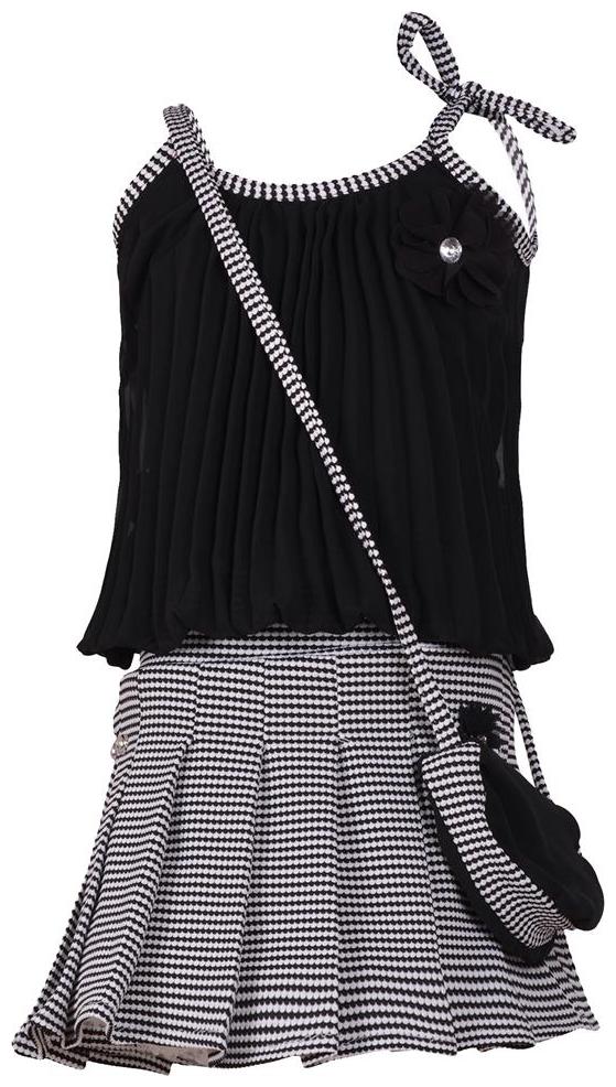 

Aarika Black Georgette Sleeveless Knee Length Princess Frock ( Pack of 1 )