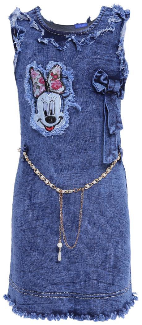 

Aarika Baby girl Cotton Self design Princess frock - Blue