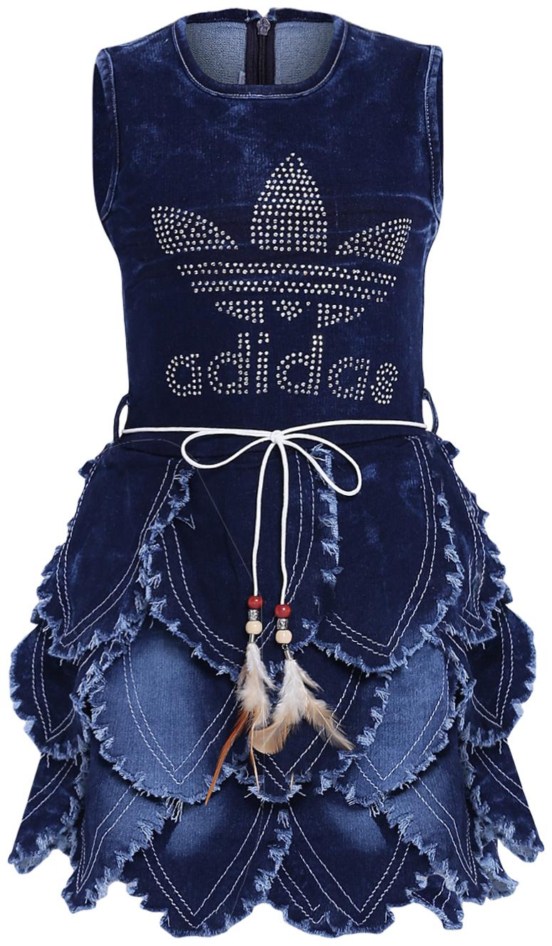 

Aarika Baby girl Cotton Self design Princess frock - Blue