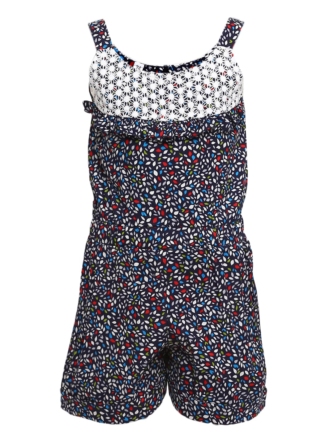 

Aarika Baby girl Cotton Printed Jumpsuit - Blue