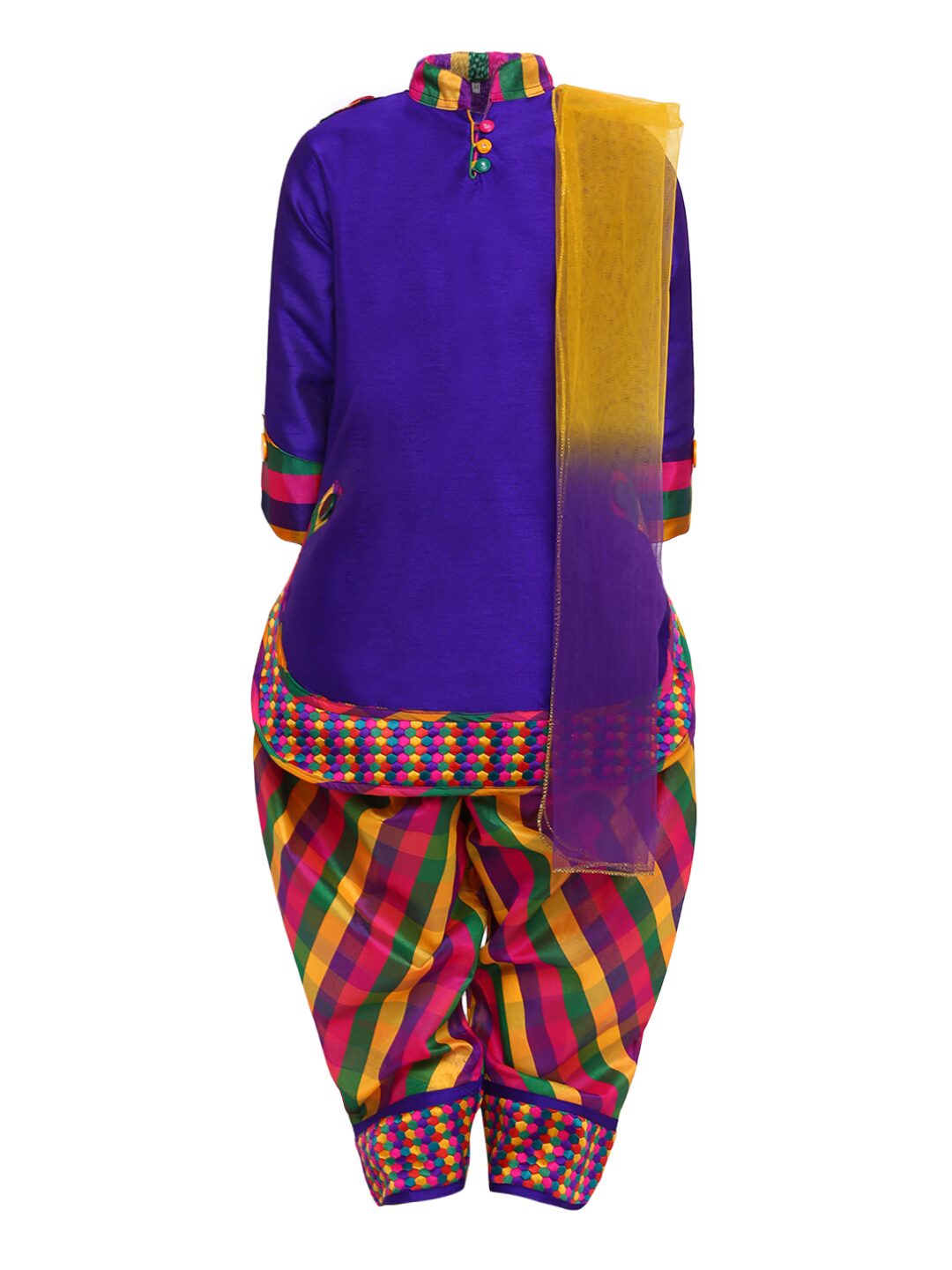 

Aarika Cotton Kurti Salwar Set Purple