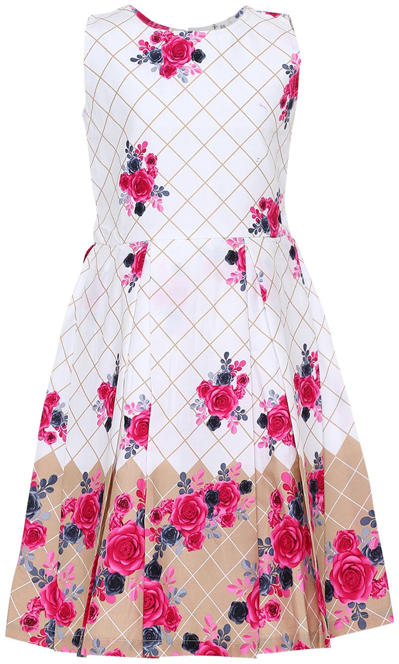 

Aarika Multi Cotton Sleeveless Knee Length Princess Frock ( Pack of 1 )