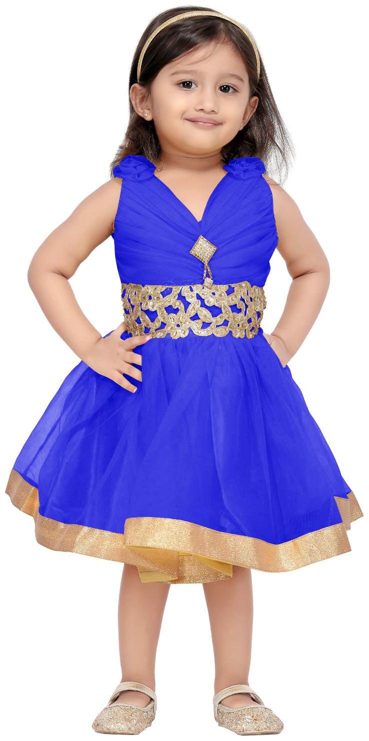 

Aarika Black Net Sleeveless Knee Length Princess Frock ( Pack of 1 )