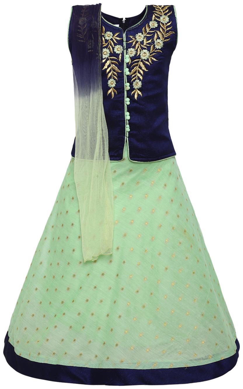 

Aarika Girl s Slik Lehenga Choli and Dupatta Set