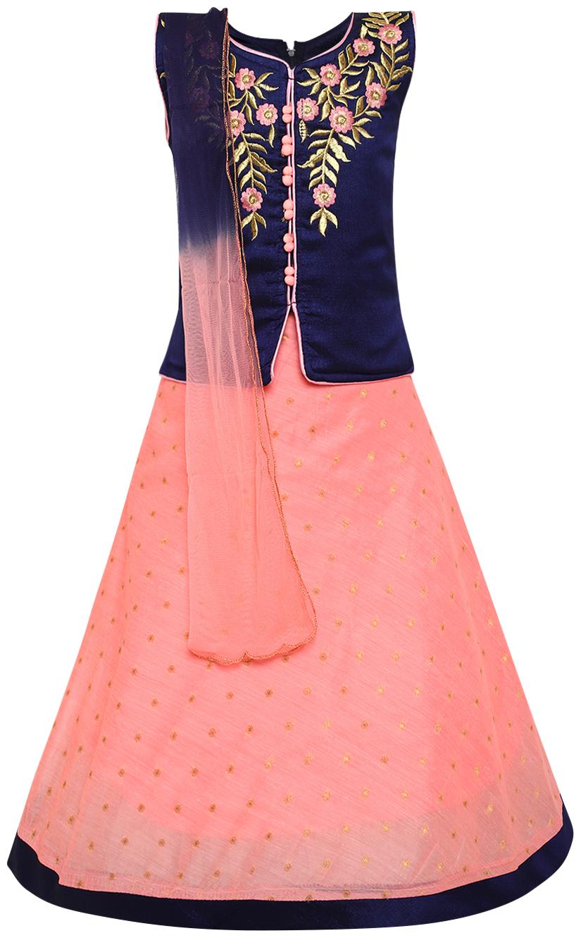 

Aarika Girl s Slik Lehenga Choli and Dupatta Set