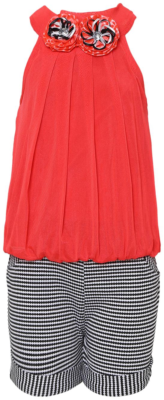 

Aarika Girl Nylon Top Bottom Set - Multi