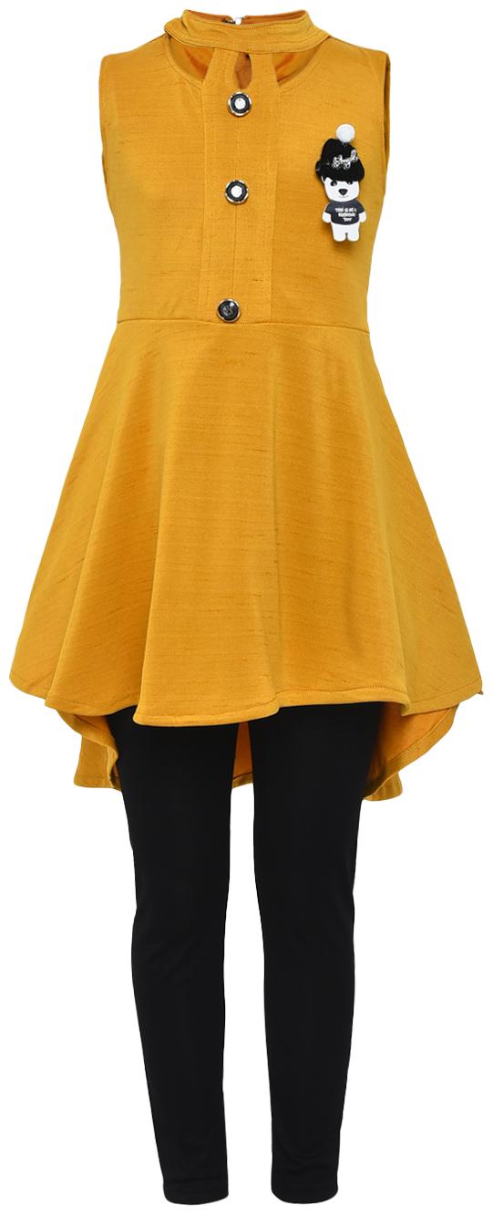 

Aarika Girl Nylon Top Bottom Set - Yellow