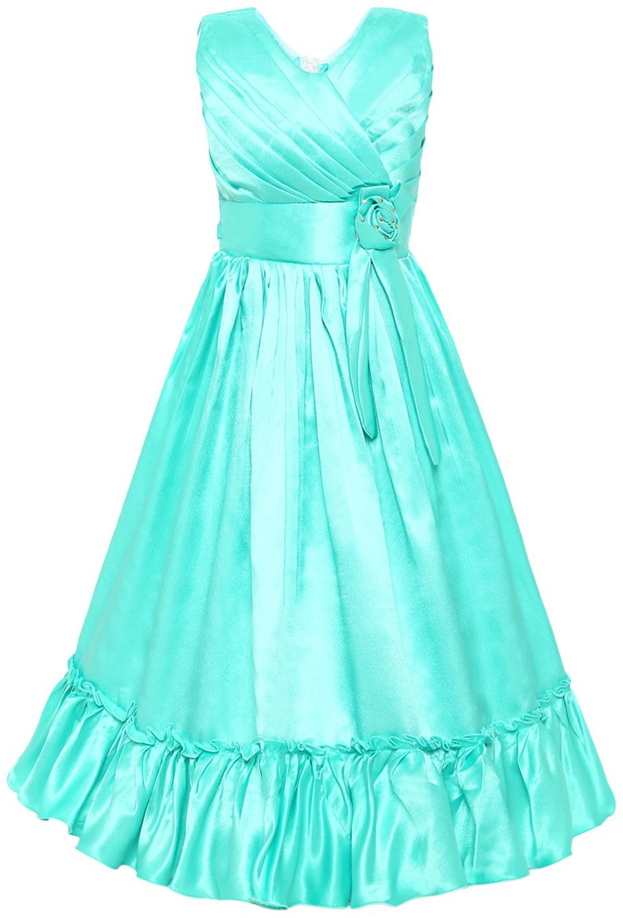 

Aarika Girl s Silk Gown (Green 11-12 Years) Green