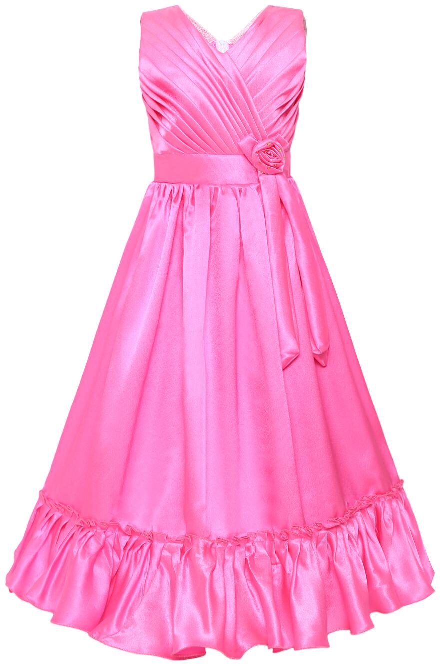 

Aarika Girl s Satin Gown (Pink 6-7 Years) Pink