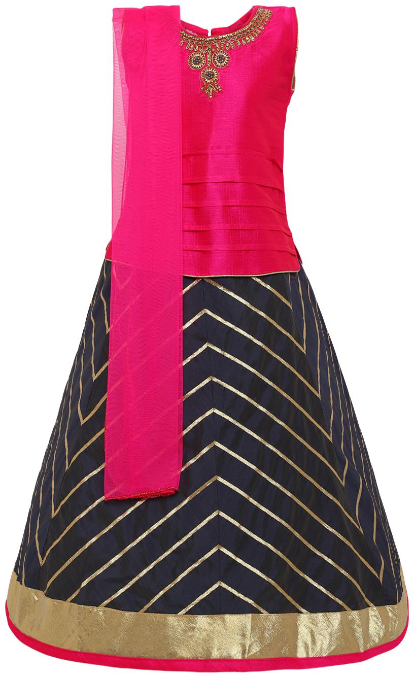 

Aarika Girl s Slik Lehenga Choli and Dupatta Set