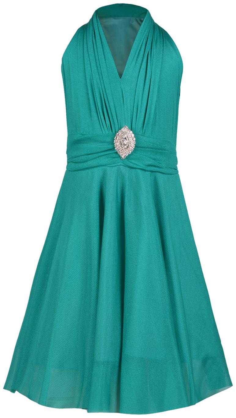 

Aarika Baby girl Net Solid Princess frock - Green