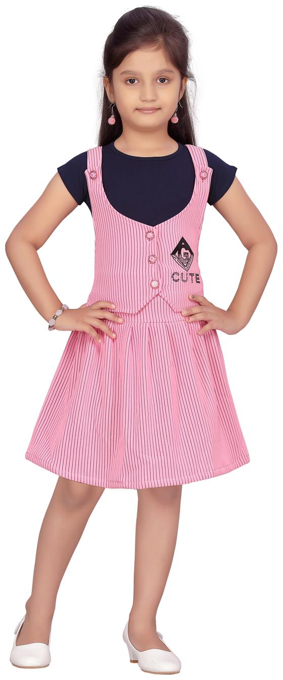 

Aarika Girl Blended Top Bottom Set - Blue