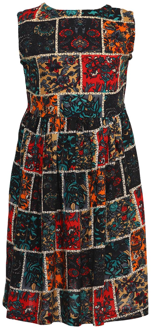 

Aarika Multi Cotton Sleeveless Knee Length Princess Frock ( Pack of 1 )