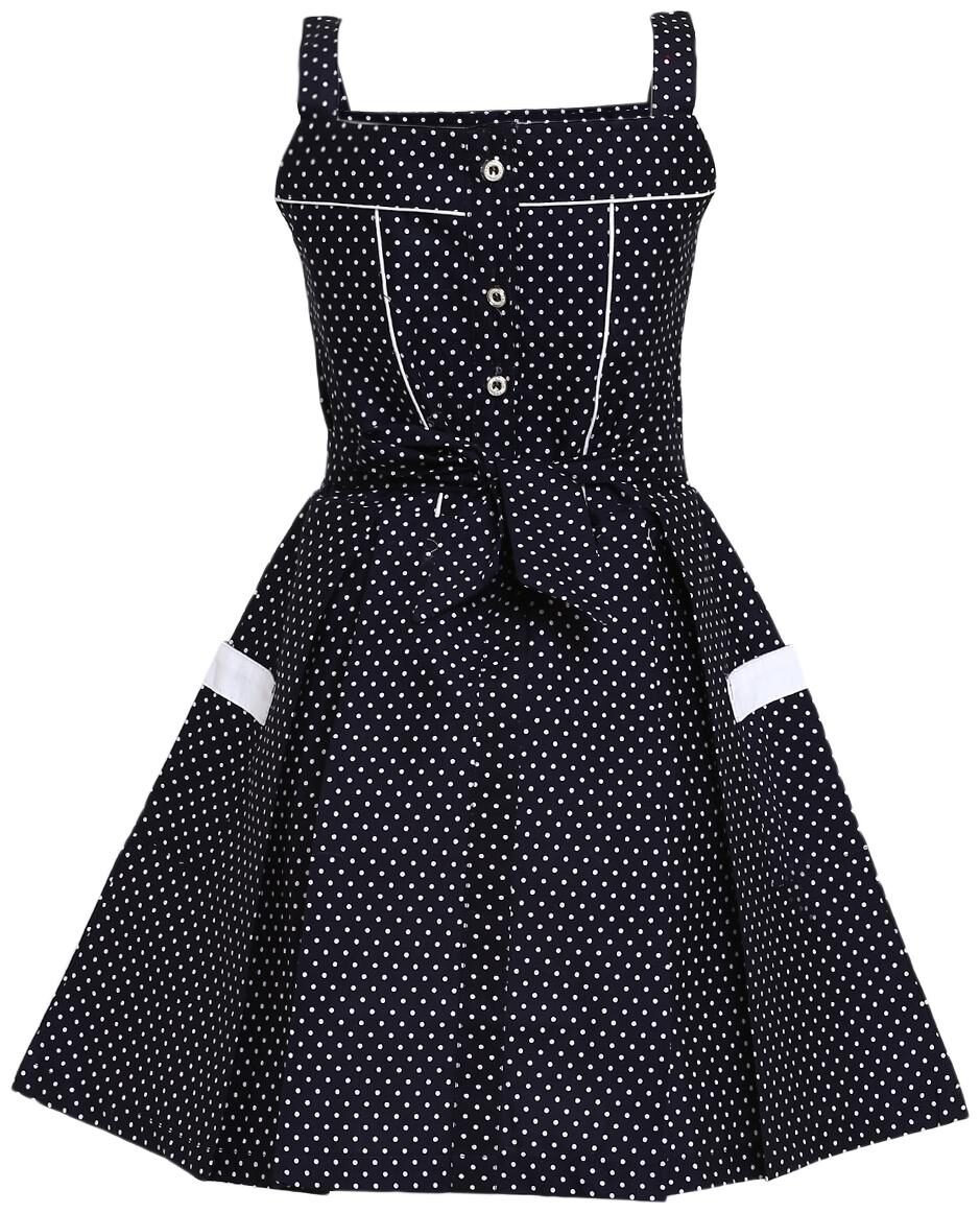

Aarika Black Cotton Sleeveless Knee Length Princess Frock ( Pack of 1 )