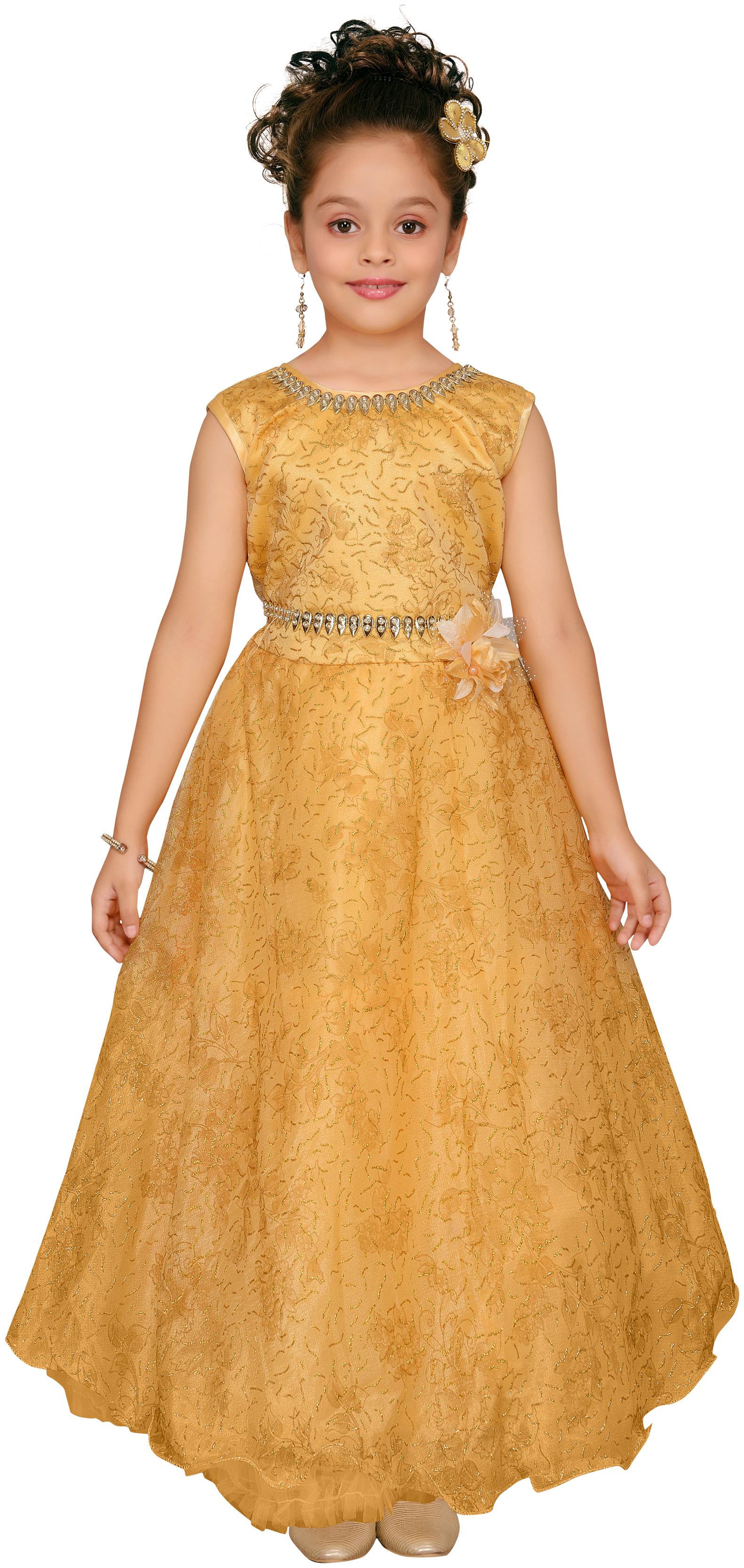 

Aarika Self Design Party wear Maxi Shape Gown for Girl