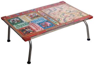 Aarya Multicolor Ludo Bed Tray Table