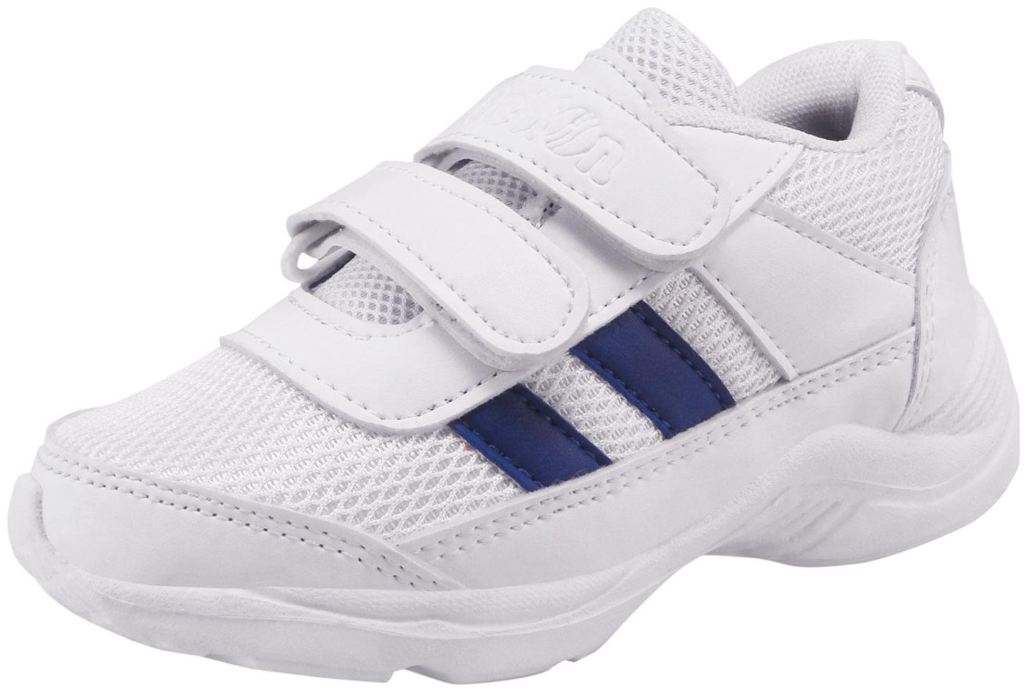 

Action White Unisex Kids School Shoes