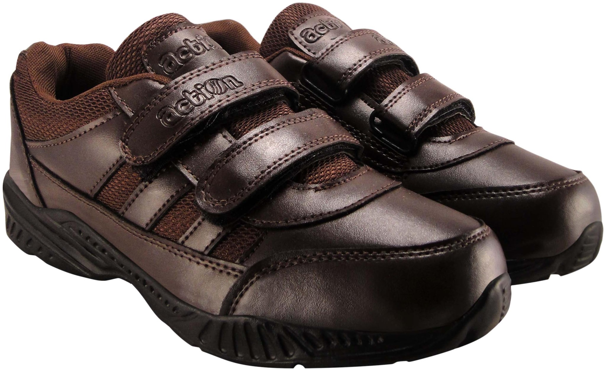 

Action Brown Boys School Shoes