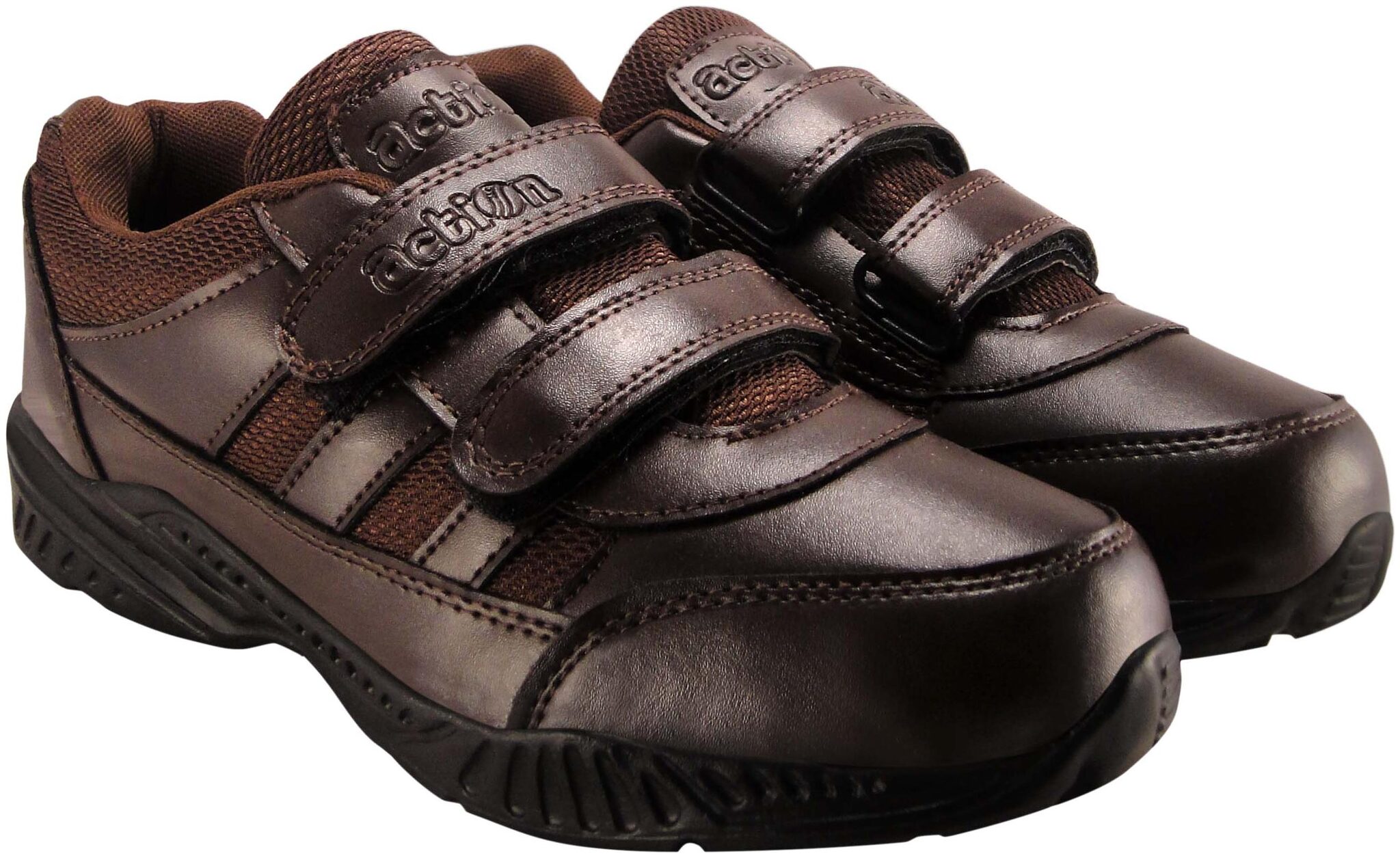 

Action Brown Boys School Shoes