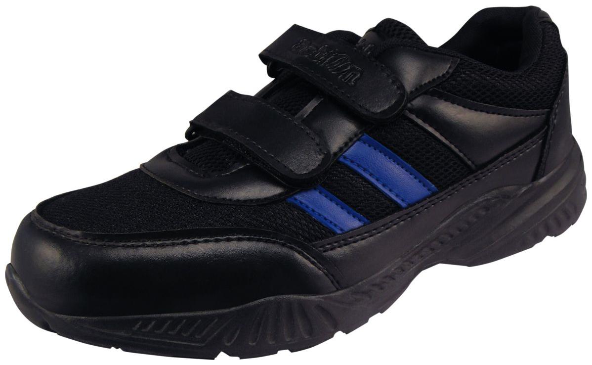 

Action Black Unisex Kids School Shoes