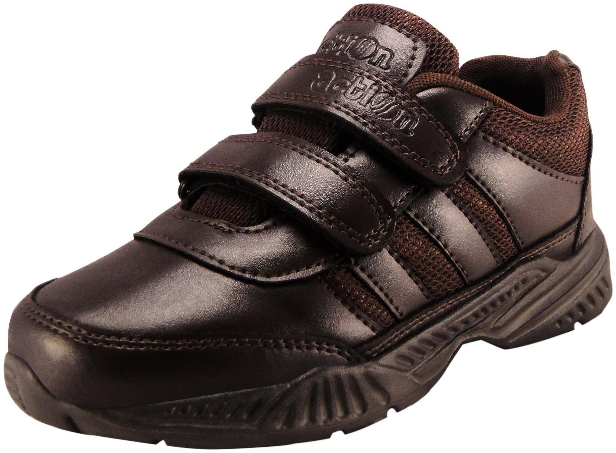 

Action Brown Boys School Shoes