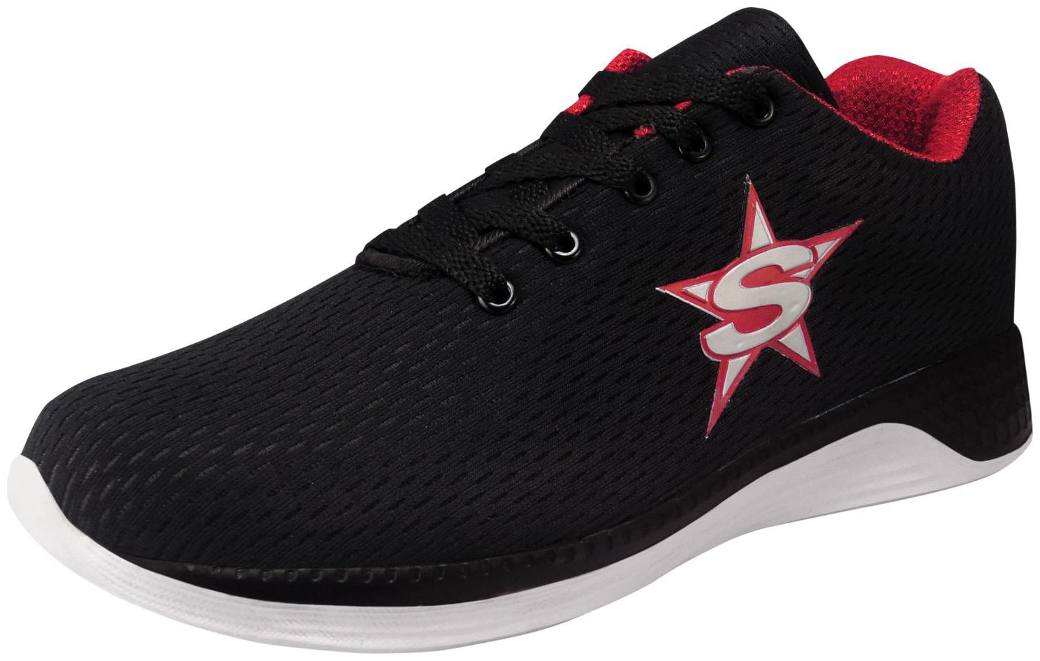 

Action Black Red Unisex Kids Sport shoes