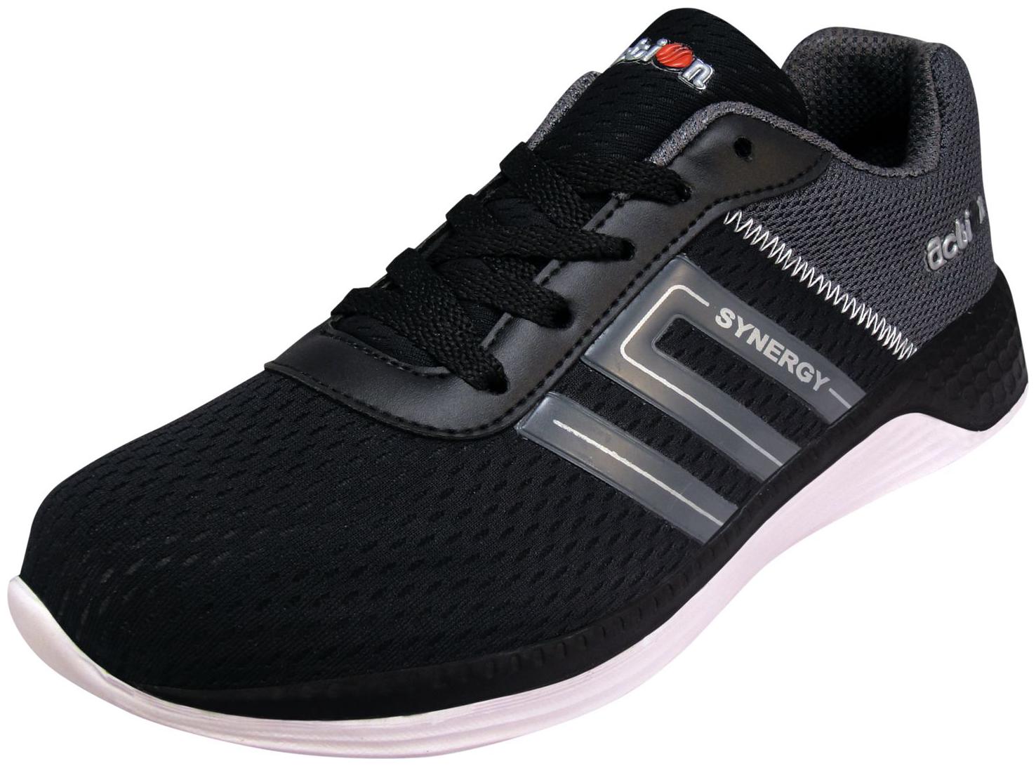 

Action Black Unisex Kids Sport shoes