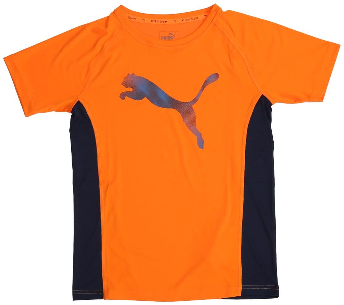 

Puma Boy Polyester Printed T-shirt - Orange