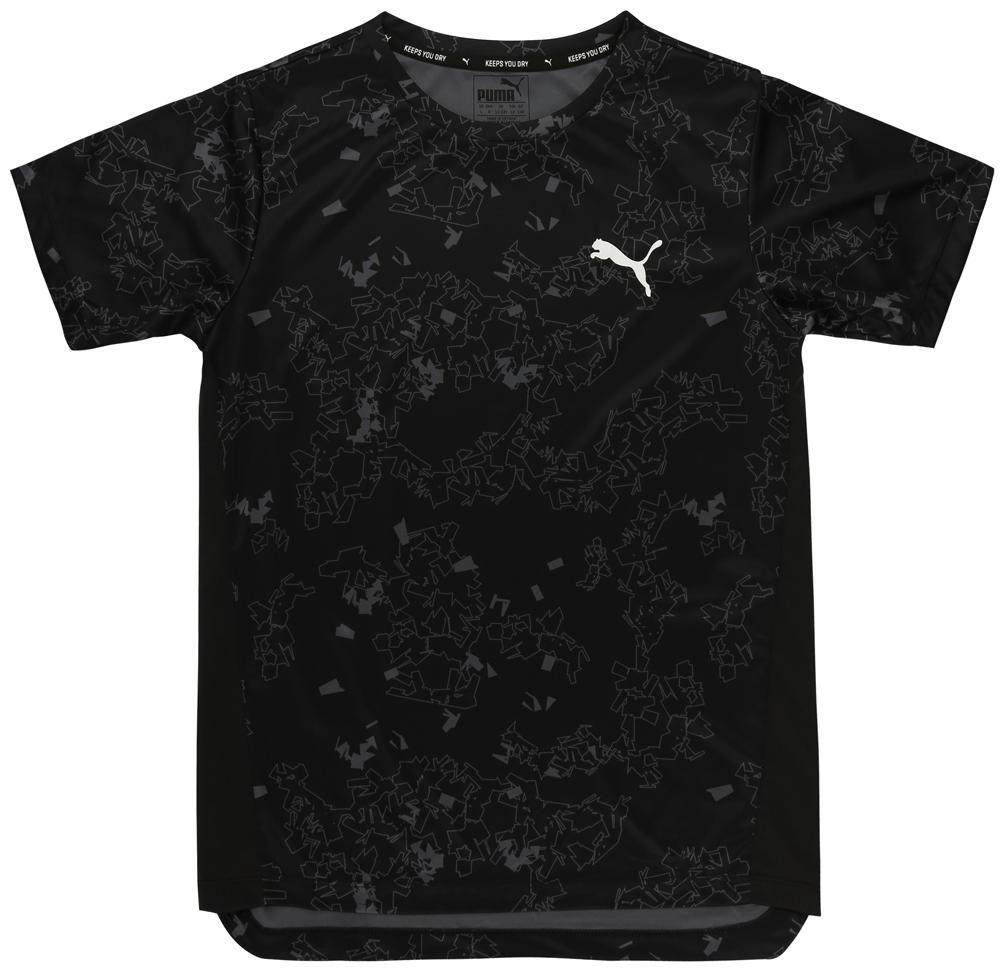

Puma Boy Polyester Printed T-shirt - Black