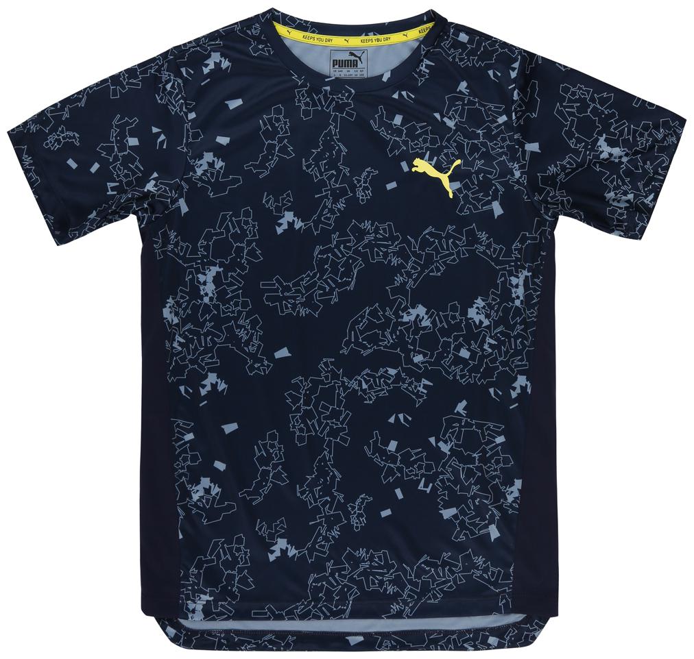 

Puma Boy Polyester Printed T-shirt - Blue