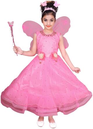 Buy Ahhaaaa Baby Girls Angel Pari Dress Chrismas Gown Frock Online At Low Prices In India Paytmmall Com