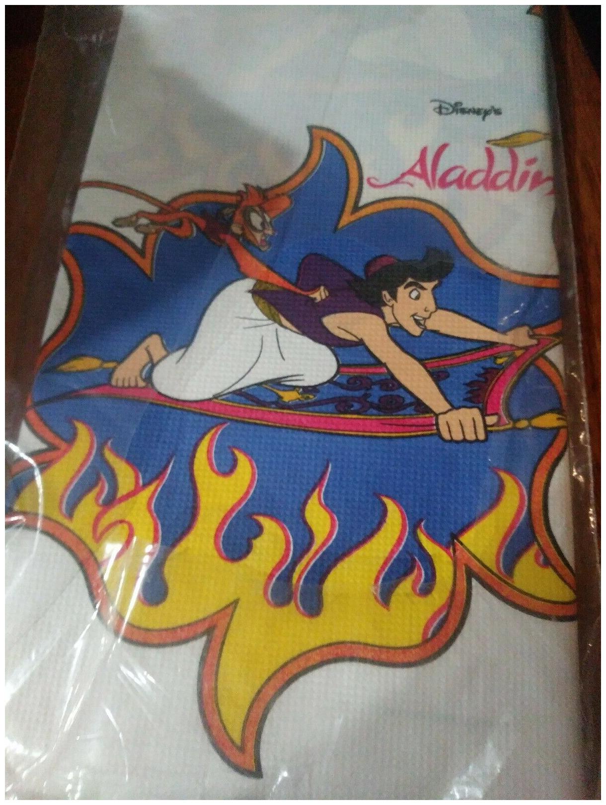 

ALADDIN PAPER TABLE COVER Birthday Party Supplies Vintage Decorations Disney