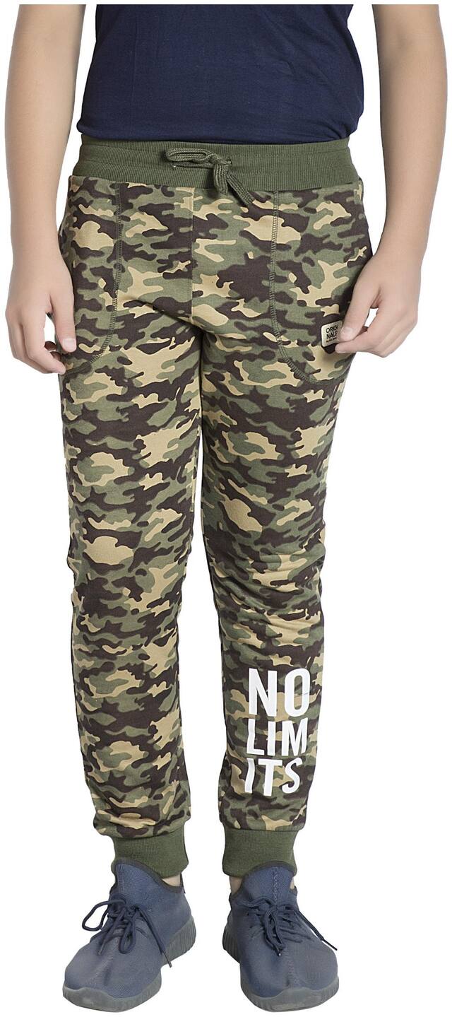 Alan Jones Clothing Boy Cotton Track pants - Green