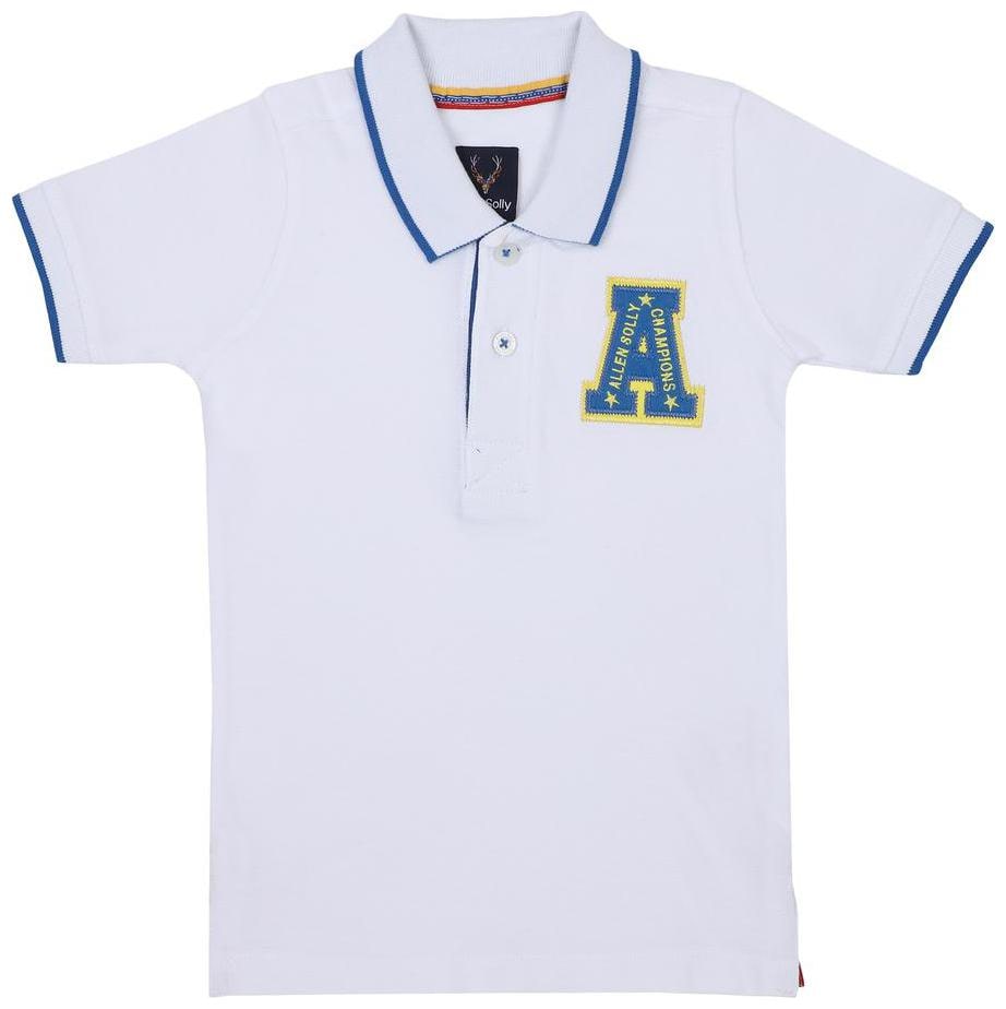 

Allen Solly Boy Cotton Solid T-shirt - White